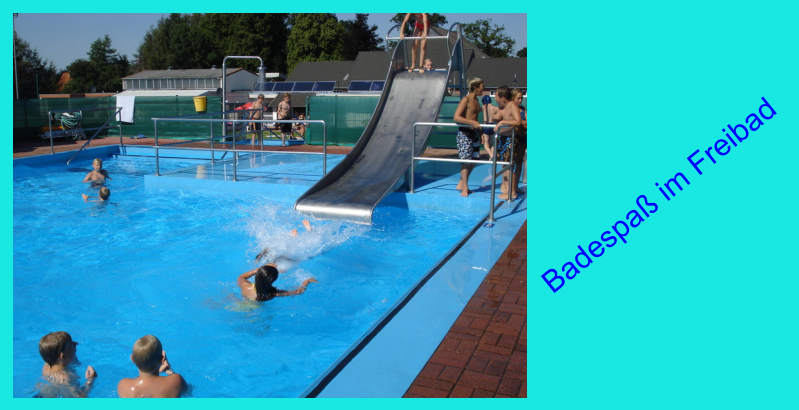 Badespaß im Freibad