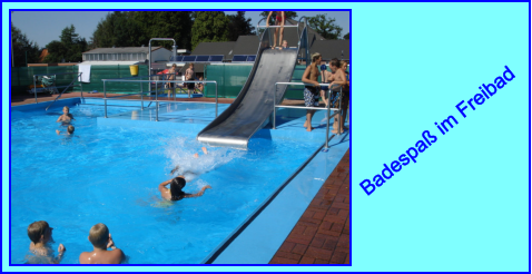 Badespaß im Freibad